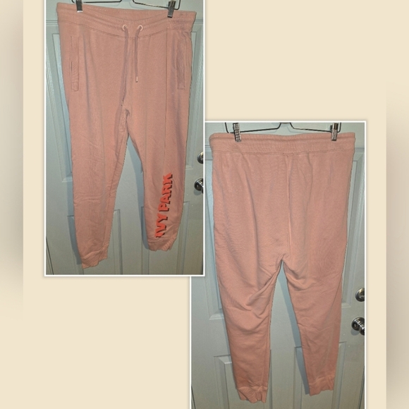 IVY PARK Peach Logo Sweats Joggers Casual Lounge Pants with Pockets Women's XL - Picture 3 of 8